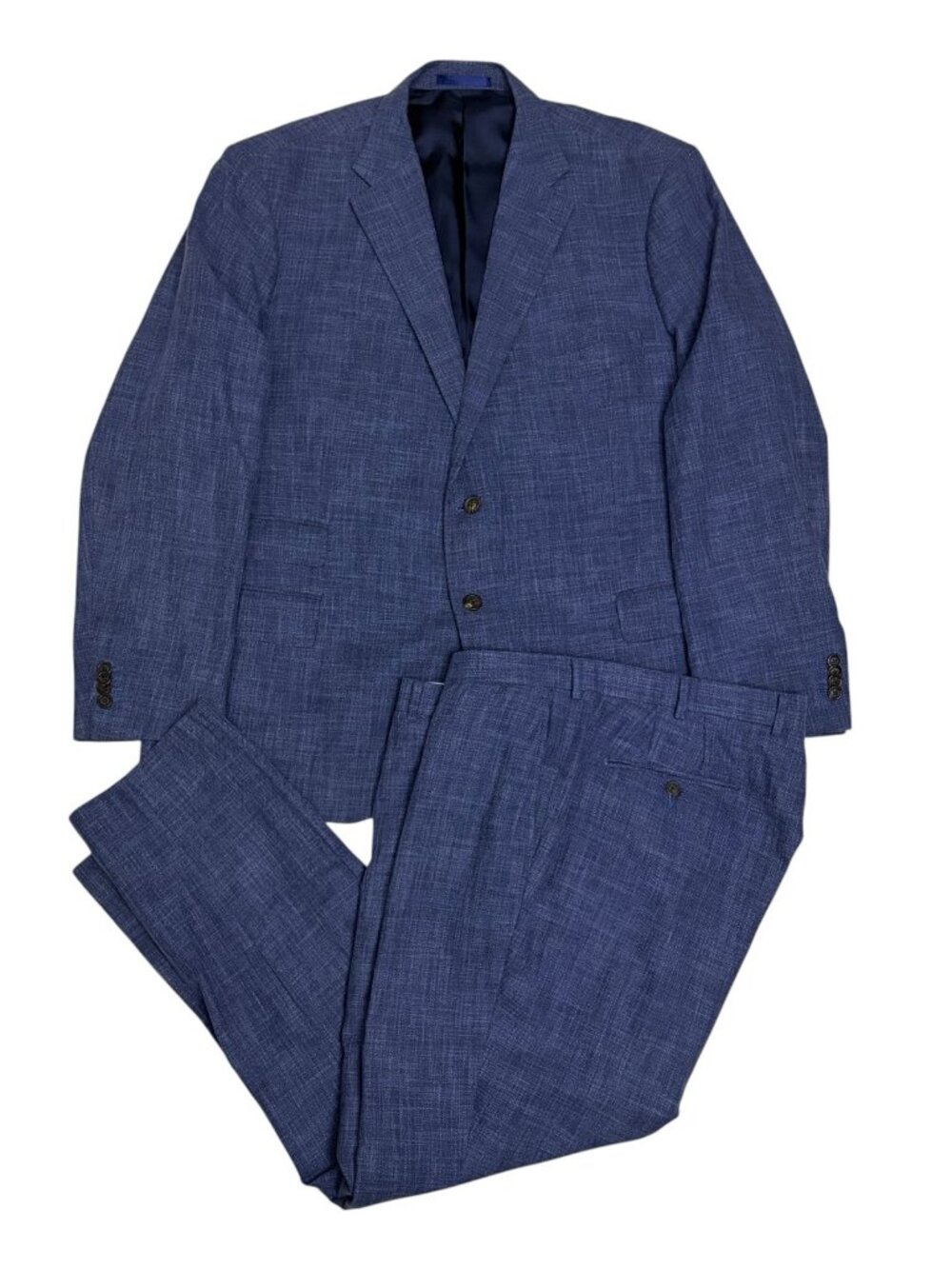 $1,500 PROPER CLOTH SUIT Cotton/Wool Business Casual Blazer Dress Pants Mens 56R